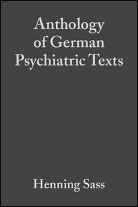 Produktbild: Anthology of German Psychiatric Texts