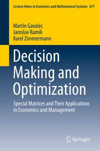 Produktbild: Decision Making and Optimization