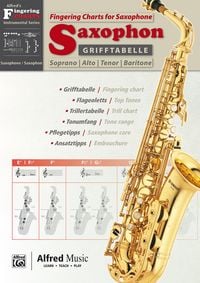 Produktbild: Alfred's Fingering Charts Instrumental Series / Grifftabelle Saxophon | Fingering Charts Saxophone