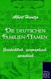Produktbild: Die deutschen Familien-Namen