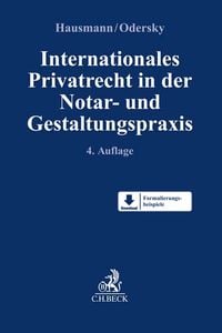 Produktbild: Internationales Privatrecht in der Notar- und Gestaltungspraxis