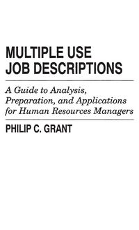 Produktbild: Multiple Use Job Descriptions