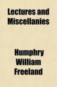 Produktbild: Lectures and Miscellanies