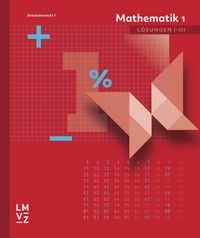 Produktbild: Mathematik 1 Sekundarstufe I L&ouml;sungen I-III