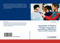 Produktbild: Acquisition of Modern Foreign Languages in Post-Primary Education