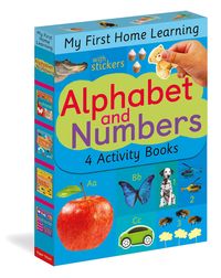 Produktbild: Alphabet and Numbers: 4 Activity Book Boxed Set with Stickers