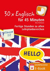 Produktbild: 30 x Englisch f&uuml;r 45 Minuten - Klasse 1/2