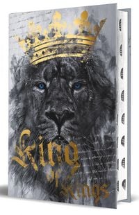 Produktbild: KJV Holy Bible, Large Print Handy Size Format, Hardcover, Lion King of Kings, Thumb Index, Ribbon Marker, and Red Letter