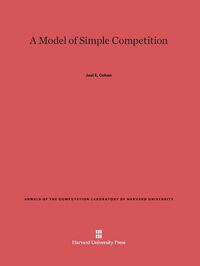 Produktbild: A Model of Simple Competition