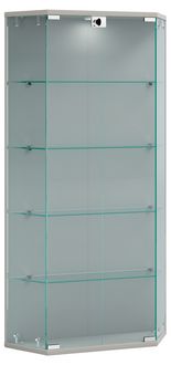 Produktbild: Wandvitrine H&auml;ngevitrine Glasvitrine Benila L