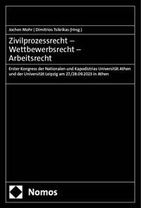 Produktbild: Zivilprozessrecht &ndash; Wettbewerbsrecht &ndash; Arbeitsrecht