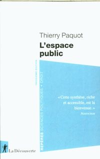 Produktbild: L'espace public