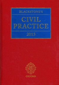 Produktbild: Blackstone's Civil Practice 2013