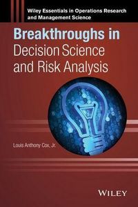 Produktbild: Breakthroughs in Decision Science and Risk Analysis