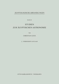 Produktbild: Studien zur &auml;gyptischen Astronomie