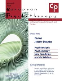 Produktbild: European Psychotherapy Vol. 8