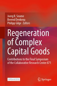 Produktbild: Regeneration of Complex Capital Goods