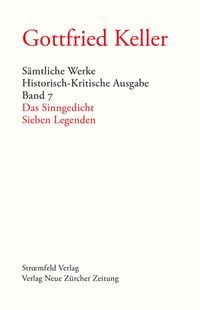 Produktbild: S&auml;mtliche Werke. Historisch-Kritische Ausgabe, Band 7