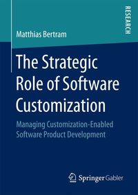 Produktbild: The Strategic Role of Software Customization