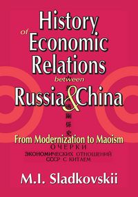 Produktbild: History of Economic Relations between Russia and China