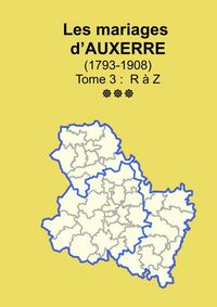 Produktbild: Les mariages d auxerre 1793 1908