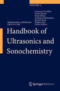 Produktbild: Handbook of Ultrasonics and Sonochemistry