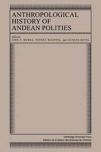 Produktbild: Anthropological History of Andean Polities