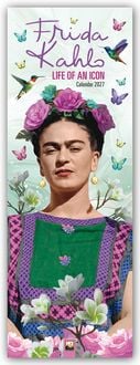 Produktbild: Frida Kahlo &ndash; Life of an Icon &ndash; Slimline-Kalender 2027 &ndash; Original Flame Tree Publishing-Kalender Slimeline [Kalender]