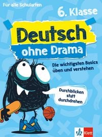 Produktbild: Klett Deutsch ohne Drama 6. Klasse