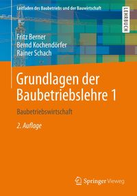 Produktbild: Grundlagen der Baubetriebslehre 1