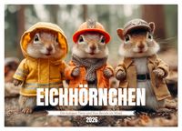 Produktbild: Eichh&ouml;rnchen - Die lustigen Tiere und ihre Berufe im Wald (Wandkalender 2026 DIN A3 quer), CALVENDO Monatskalender