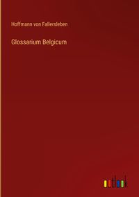 Produktbild: Glossarium Belgicum