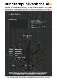 Produktbild: Bundesrepublikanische AfA &ndash; Beispiel einer daf&uuml;r repr&auml;sentativen, minimal exzeptionellen Figur &bdquo;hgM&ldquo;.