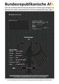Produktbild: Bundesrepublikanische AfA &ndash; Beispiel einer daf&uuml;r repr&auml;sentativen, minimal exzeptionellen Figur &bdquo;hgM&ldquo;.