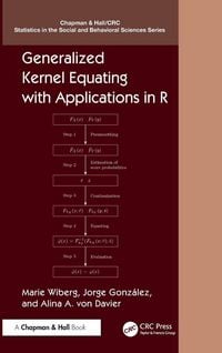 Produktbild: Generalized Kernel Equating with Applications in R
