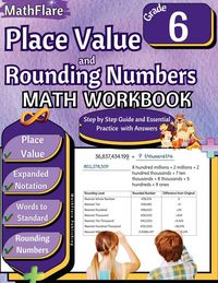 Produktbild: Place Value and Expanded Notations Math Workbook 6th Grade