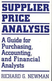 Produktbild: Supplier Price Analysis