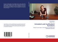 Produktbild: Univalent and multivalent functions