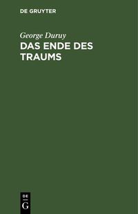 Produktbild: Das Ende des Traums