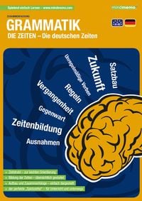 Produktbild: mindmemo Lernfolder - Die deutschen Zeiten - Deutsche Grammatik Lernhilfe