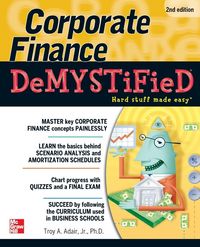 Produktbild: Corporate Finance Demystified 2/E