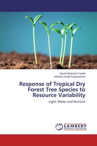 Produktbild: Response of Tropical Dry Forest Tree Species to Resource Variability