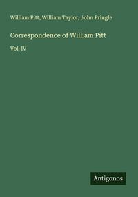 Produktbild: Correspondence of William Pitt