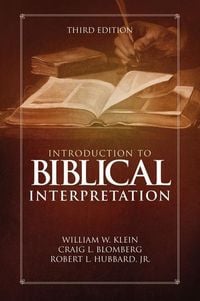 Produktbild: Introduction to Biblical Interpretation