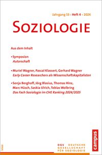 Produktbild: Soziologie 04/2024