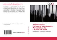 Produktbild: Adolescencia, Conducta Alimentaria, Personalidad y Calidad de Vida