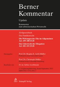 Produktbild: Eherecht, Art. 159&ndash;251 ZGB, 12. Erg&auml;nzungslieferung