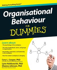 Produktbild: Organisational Behaviour For Dummies