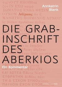 Produktbild: Die Grabinschrift des Aberkios