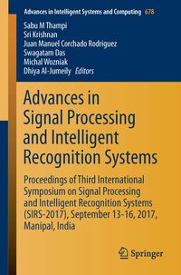 Produktbild: Advances in Signal Processing and Intelligent Recognition Systems